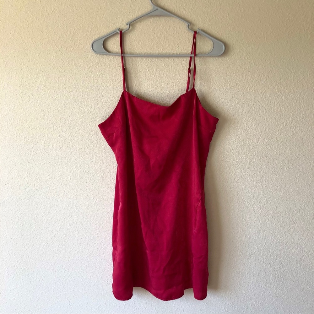 red dress